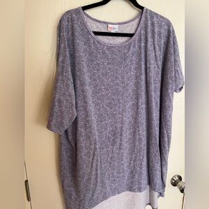 Good used condition Lularoe purple floral Irma size xl